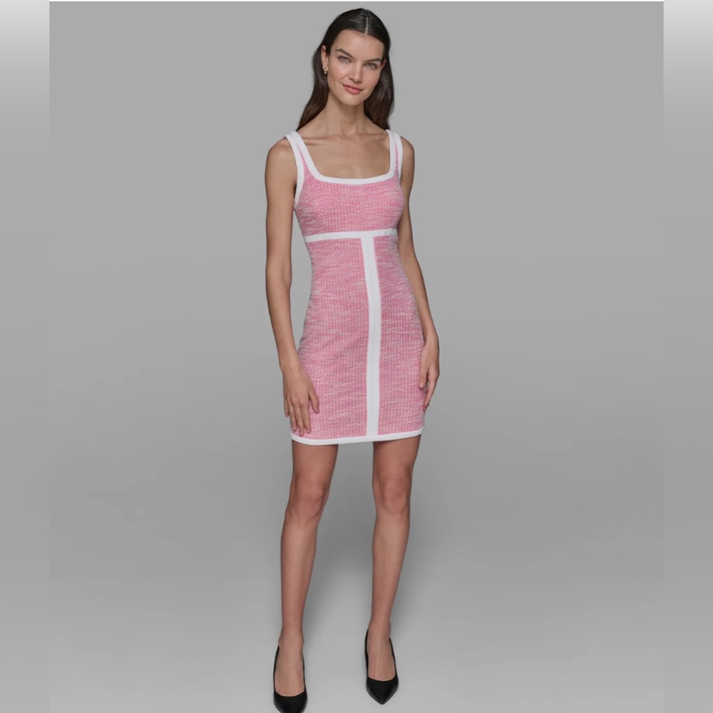 Karl Lagerfeld Knit Tweed dress Size 12 EUC